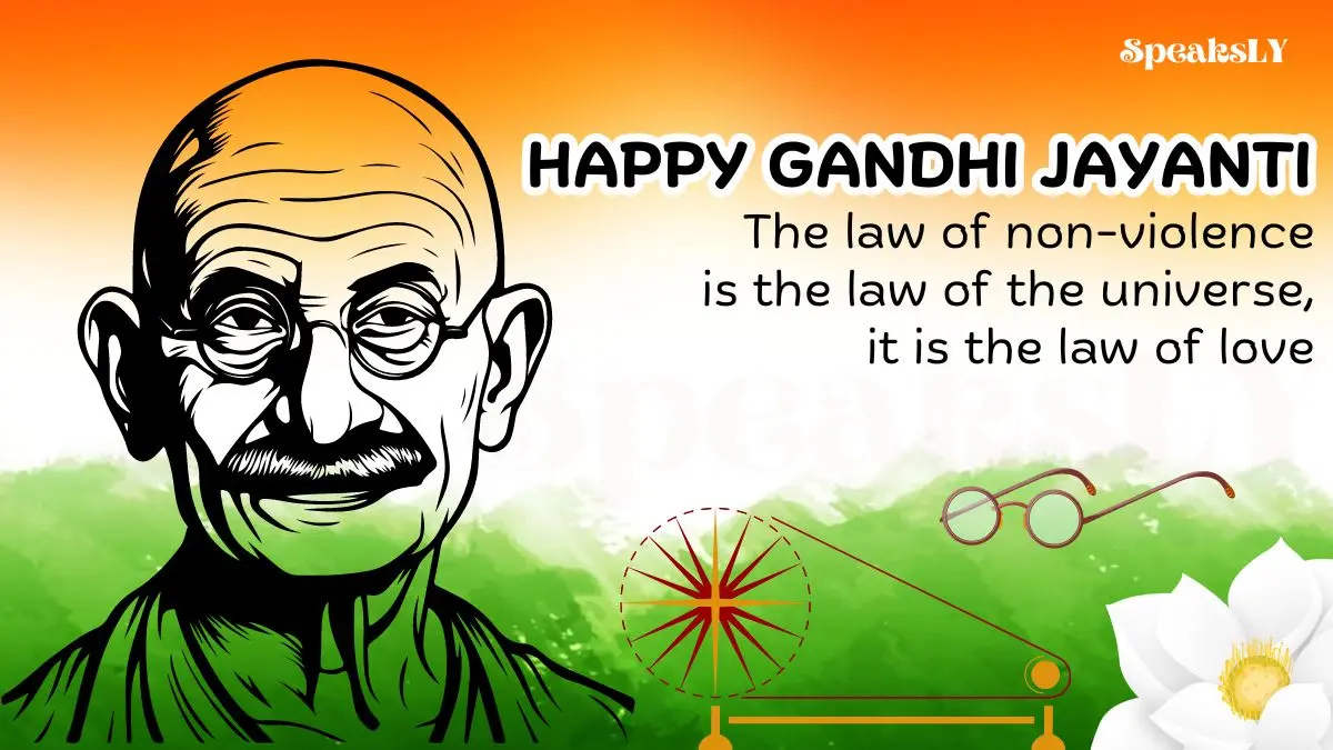 Gandhi Jayanti captions in english for instagram twitter sharechat (1) Quotes for Gandhi Jayanti 2024